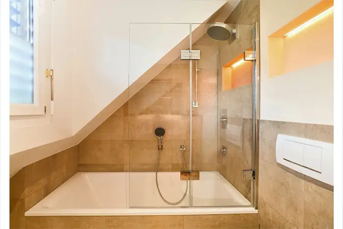 Realisiertes Badezimmer von JOHN Haustechnik, Objekt 100