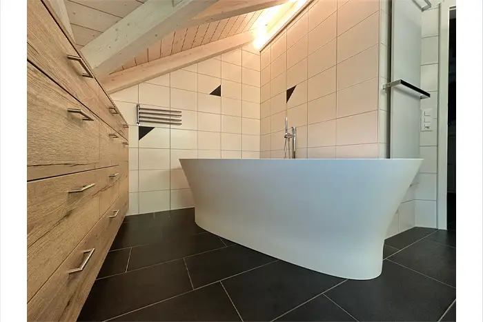 Realisiertes Badezimmer von JOHN Haustechnik, Objekt 103